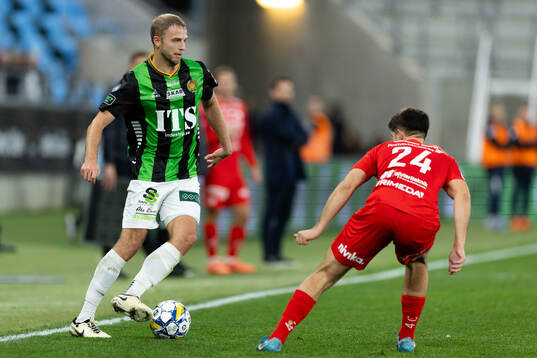 GAIS Gustav Lundgren och Värnamos Emin Grozdanic