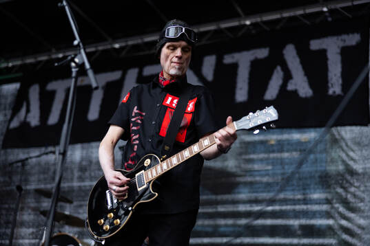 Attentats gitarrist Magnus Rydman