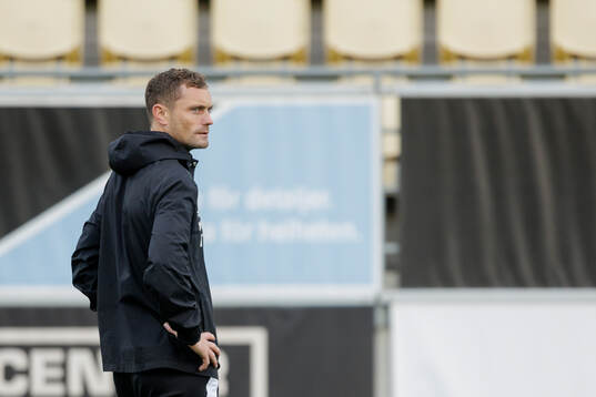 Falkenbergs assisterande tränare Tobias Tuvesson