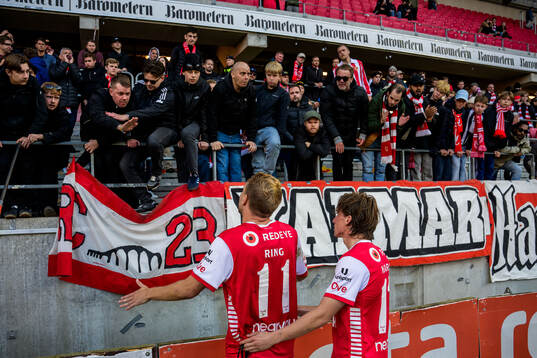 Kalmars Jonathan Ring och Johan Karlsson deppar