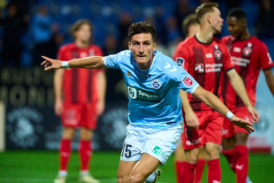 HADERSLEV, DENMARK - OCTOBER 20: Lirim Qamili of