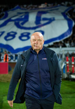 AARHUS, DENMARK - OCTOBER 21: Uwe Rösler, head coach of