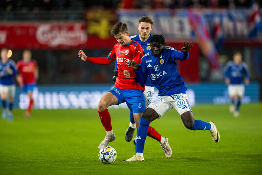 Helsingborgs Taylor Silverholt och GIF Sundsvalls Kojo