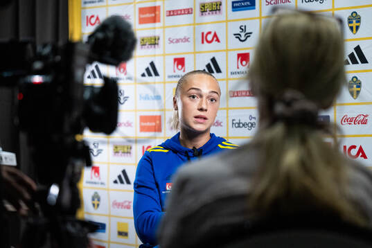 Hanna Bennison of the Swedish women's national football
