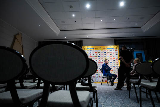 Head coach Peter Gerhardsson of the Swedish women's