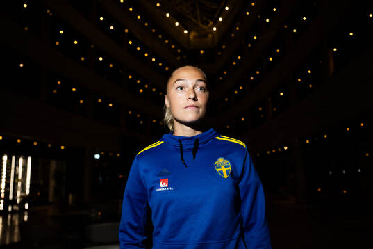 Hanna Bennison of the Swedish women's national football