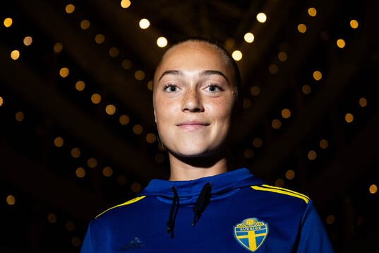 Hanna Bennison of the Swedish women's national football