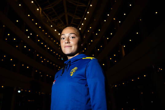 Hanna Bennison of the Swedish women's national football
