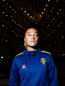 Hanna Bennison of the Swedish women's national football