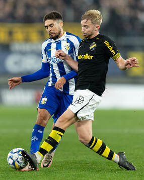 IFK Göteborgs Thomas Santos och AIKs Eskil Edh