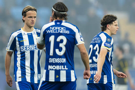 IFK Göteborgs August Erlingmark, Gustav Svensson, och