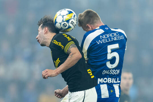 AIKs Bersant Celina och IFK Göteborgs Sebastian Ohlsson