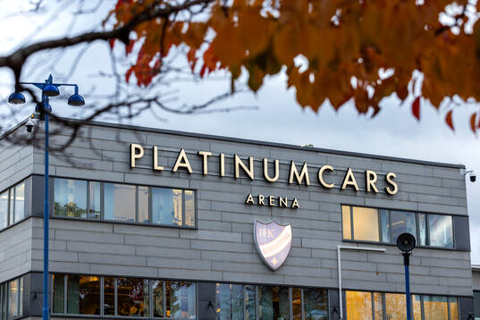 Exteriör vy av Platinumcars Arena