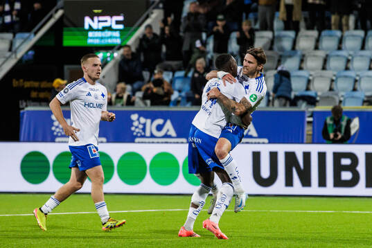 IFK Norrköpings Arnor Traustason jublar