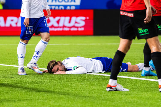 IFK Norrköpings Christoffer Nyman deppar