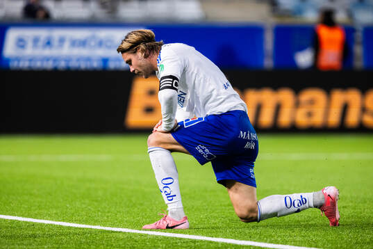IFK Norrköpings Christoffer Nyman deppar