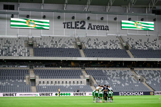 Hammarbys spelare samlas