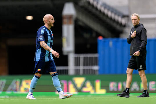Djurgårdens Magnus Eriksson deppar