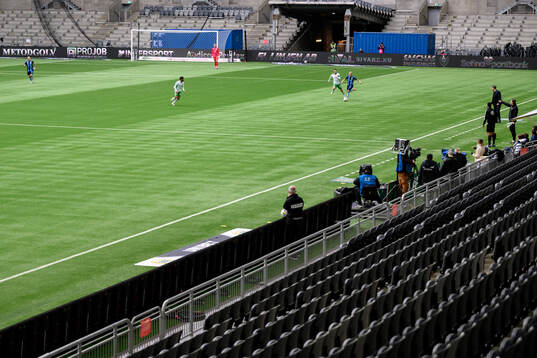 Hammarbys Nahir Besara och Djurgårdens Viktor Bergh