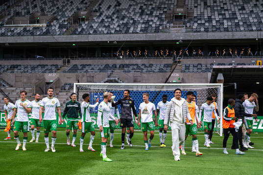 Hammarbys spelar jublar