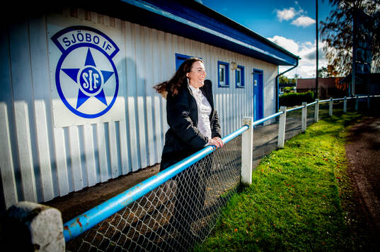 Fotbollsspelaren Antonia Göransson