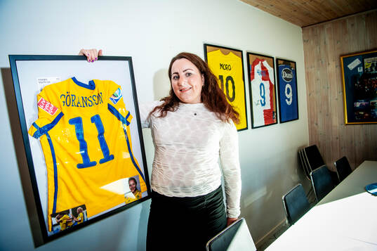 Fotbollsspelaren Antonia Göransson