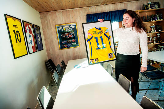 Fotbollsspelaren Antonia Göransson