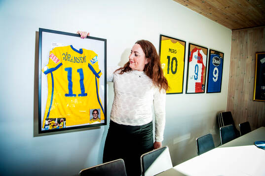 Fotbollsspelaren Antonia Göransson