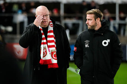 Degerfors sportchef Patrik Werner och tränare William
