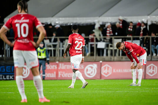 Degerfors spelare deppar