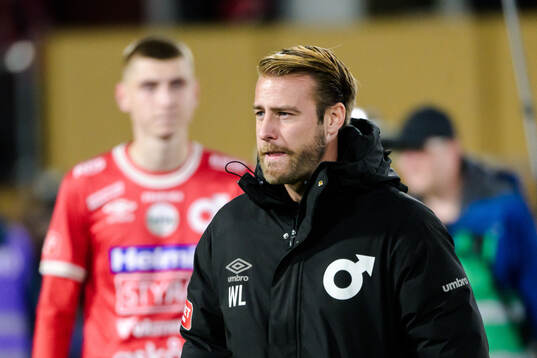 Degerfors tränare William Lundin deppar