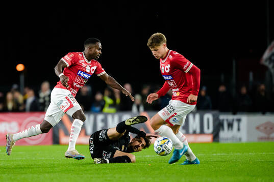 Degerfors Nahom Girmai Netabay och Gustav Lindgren