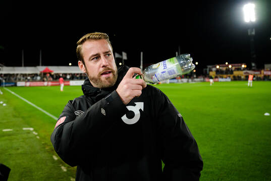 Degerfors tränare William Lundin