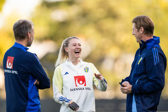 Performance manager Pontus Ekblom, Rebecka Blomqvist and
