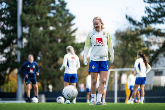 Matilda Vinberg of the Swedish women's national football