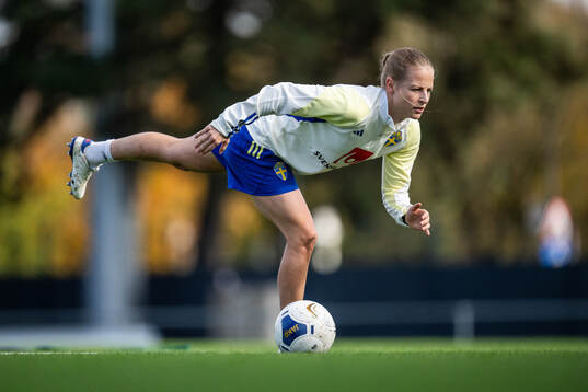 Anna Anvegård of the Swedish women's national football team