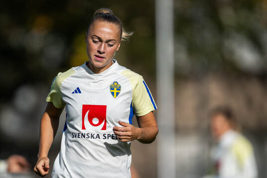 Hanna Bennison of the Swedish women's national football team
