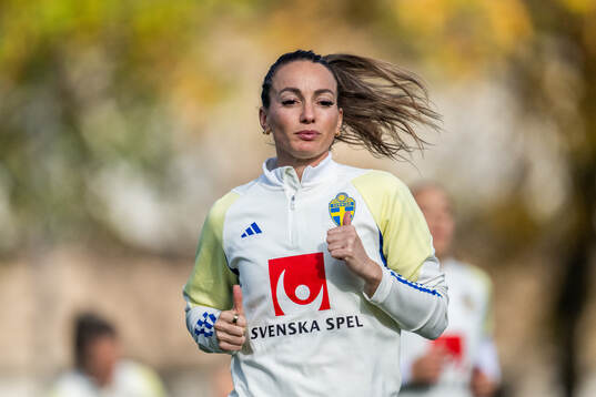 Kosovare Asllani of the Swedish women's national football