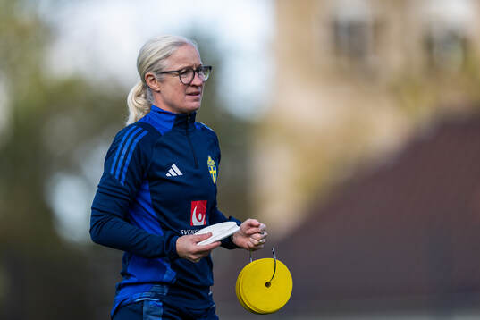Assistant coach Victoria Sandell of the Swedish women's
