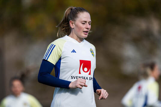Goalkeeper Tove Enblom of the Swedish women's national