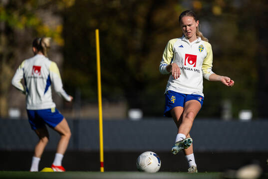 Matilda Vinberg of the Swedish women's national football