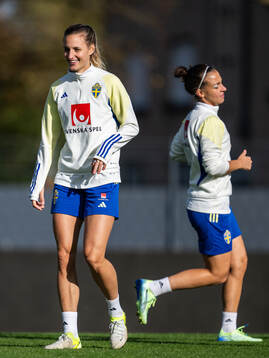 Nathalie Björn of the Swedish women's national football