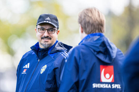 Medical doctor Houman Ebrahimi of the Swedish women's