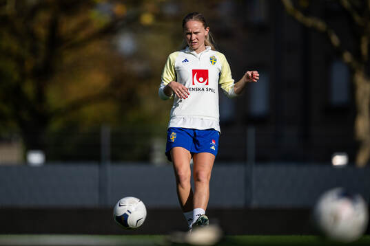 Matilda Vinberg of the Swedish women's national football