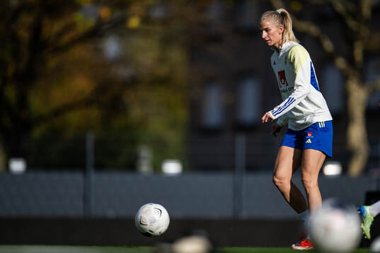 Sofia Jakobsson of the Swedish women's national football
