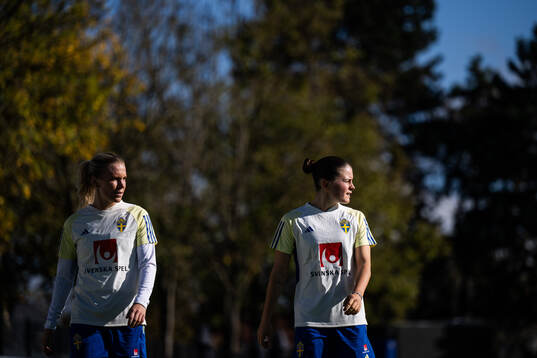 Josefine Rybrink and Hanna Wijk of the Swedish women's