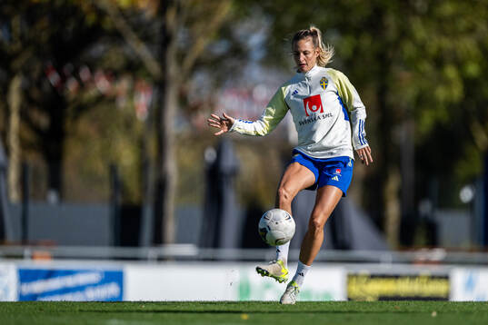 Nathalie Björn of the Swedish women's national football