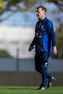 Head coach Peter Gerhardsson of the Swedish women's