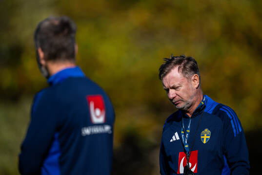 Head coach Peter Gerhardsson of the Swedish women's