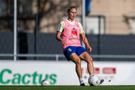 Jonna Andersson of the Swedish women's national football